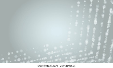 Vector Merry Christmas and New Year Card Collection with Magical Bokeh Lights Sparkle Confetti. Shiny Glitter Christmas Party Collection. Winter Sparkle Snowfall Design for Your Holiday's  Web Page.