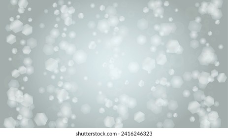 Recogida de tarjetas Vector Feliz Navidad y Año Nuevo con mágicas luces de Bokeh esparcen confetti. Colección de fiestas navideñas brillante. El invierno esparce el diseño de la nevada para la pancarta de su fiesta.