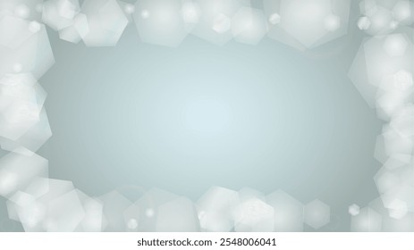 Vector Merry Christmas and New Year Card Collection with Magical Bokeh Lights Sparkle Confetti. Shiny Glitter Christmas Party Collection. Winter Sparkle Snowfall Design for Your Holiday's  Layout.
