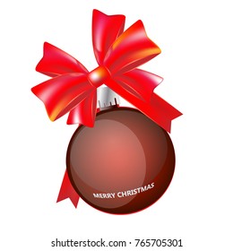 vector merry christmas and new year frame illustration