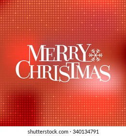 Vector Merry Christmas, no gradient.