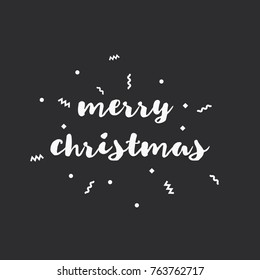 Vector Merry Christmas text design 