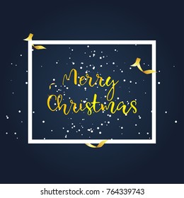 vector Merry Christmas text design