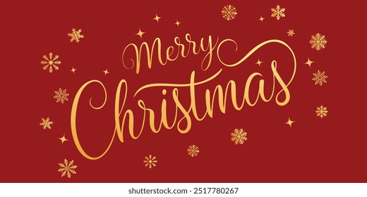 Vector Merry Christmas title. Can be used as background for web pages, postcards, prints, posters, patterns, packaging design, invitations, greeting cards, textile design, stickers, and so on.