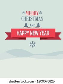 vector merry christmas xmas and happy new year
