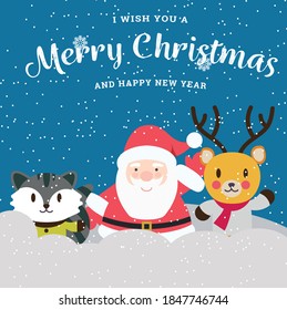 vector merry christmas xmas and happy new year
