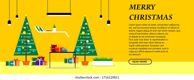 Vektorillustration-Grafik von fröhlichen Weihnachten