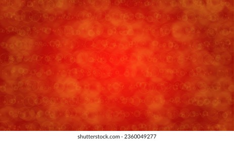 Vector Merry Christmass and New Year Glitter Snowfall Background. Defocused Light Spots on Red Gradient. Magic Fantasy Bokeh Glowing Design. Falling Snow Effect. Illuminated Frame Design.