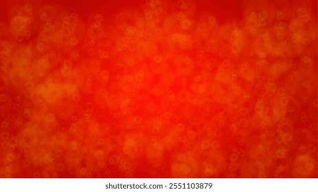 Vektor Frohe Weihnachten und Neujahr Glitter Schneefall Hintergrund. Defokussierte Lichtflecken auf rotem Farbverlauf. Magic Fantasy Bokeh Glowing Design. Fallender Schneeeffekt. Beleuchtetes Rahmendesign.