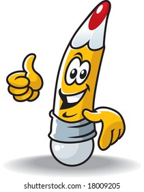 vector merry pencil