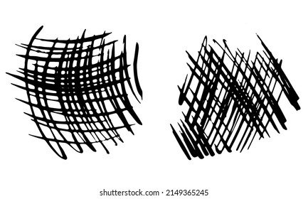Ilustración de línea abstracta de malla vectorial