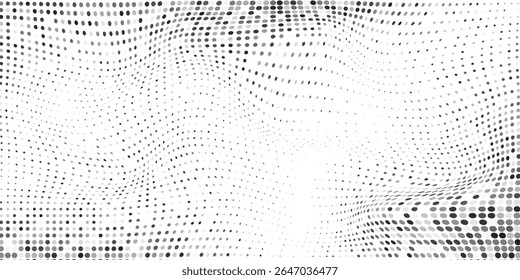Vector mesh dot foil silver mesh background with metal mirror texture. Chrome gradient surface modern