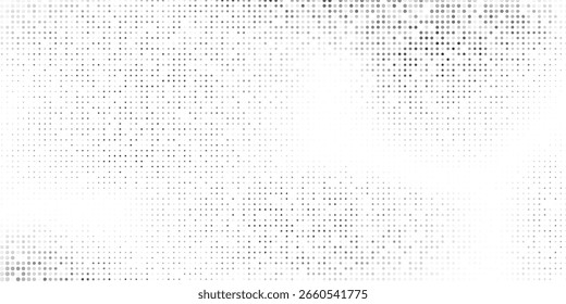 Vector mesh dotted halftone gradient texture. Vanishing polka dot background. Repeating dots gradation abstract modern