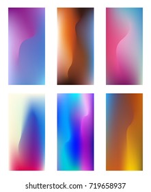 Vector Mesh Gradients for Phone X Wallpaper.