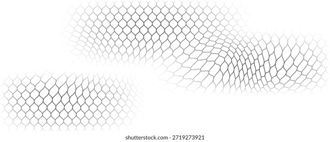 Vector mesh texture for fishing nets. Seamless pattern for sportswear or soccer goal, volleyball net, basketball hoop, hockey, athletics. modern design
