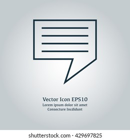 Vector Message Icon