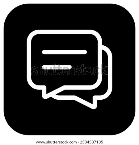 Vector messages, conversation, group chat icon. Perfect for app and web interfaces, infographics, presentations, marketing, etc.