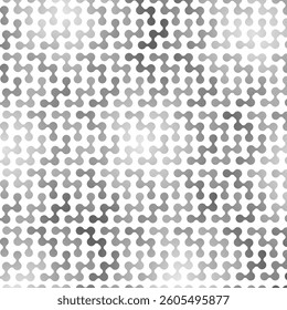 Vector Meta ball Connect Dot Set. Grey Molecule chain. Circle Shapes. Abstract Geometric Dots. Morphing Blob for Pattern, Sticker, Badge, Poster, Web Design.