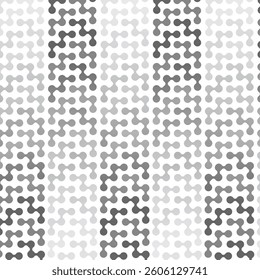 Vector Meta ball Connect Dot Set. Grey Molecule chain. Circle Shapes. Abstract Geometric Dots. Morphing Blob for Pattern, Sticker, Badge, Poster, Web Design.