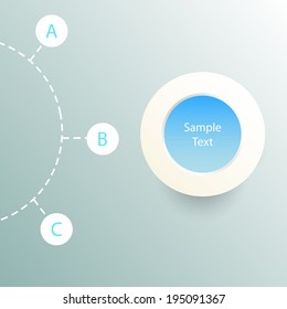 vector metaball colorful round diagram infographics for presentations