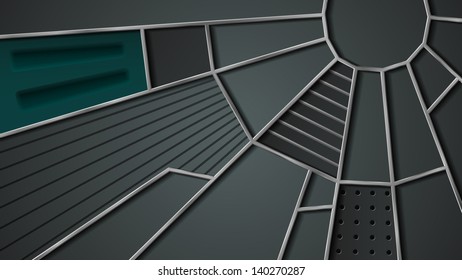 Vector metal background