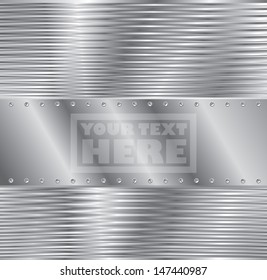 Vector metal background.