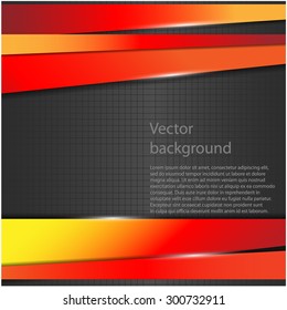 Vector metal background. Overlap dimension modern line bar design for text and message. Template design. Vector illustration.
