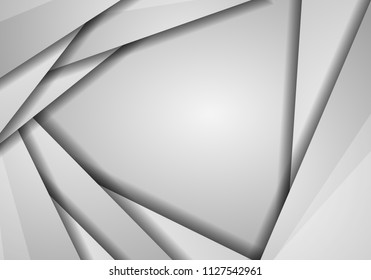 Vector metal background surface illustration for web design - Modern lighted silver vector background illustration