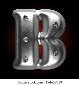 vector metal construction figure