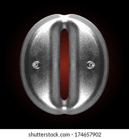 vector metal construction figure