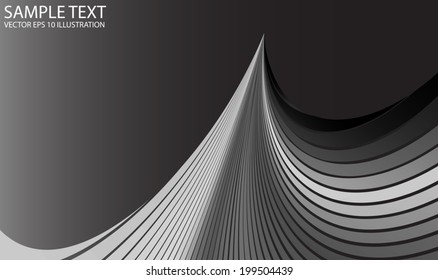 Vector metal design background illustration template - Abstract modern design background illustration