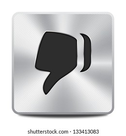 Vector metal don't like icon / button, design element
