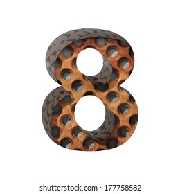 Vector metal figure