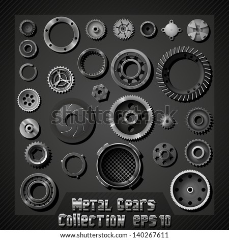 Vector metal gears collection