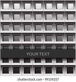 Vector metal grid abstract background