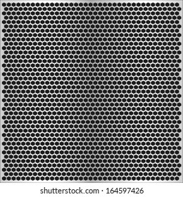 Vector Metal Grill Seamless Pattern 