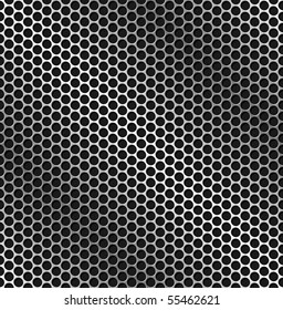 Vector Metal Grill Seamless Pattern