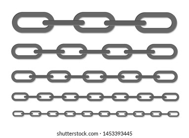 Vector metal iron string set isolated