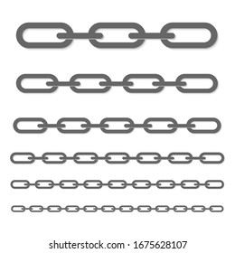 Vector metal iron string set isolated