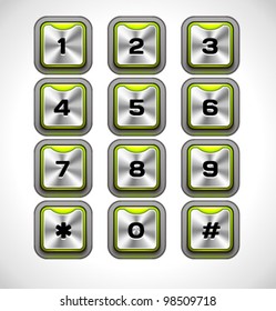 Vector Metal keypad