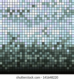 Vector metal mosaic design background.