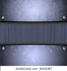 vector metal plate for your design