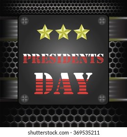 Vector Metal Presidents Icon