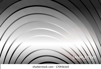 Vector metal  shiny surface illustration for  background design - Modern lighted silver vector background illustration 