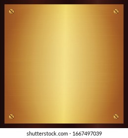 Vector metal texture. Gold background