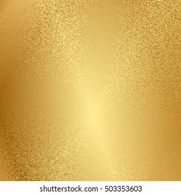 Vector metal texture. Gold background