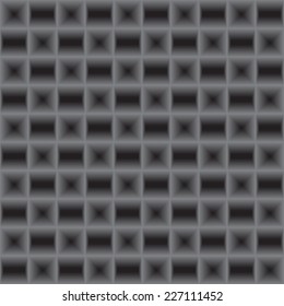Vector metal texture. Metal grill seamless pattern. Abstract dark background.