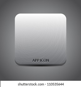 Vector metal textured application icon