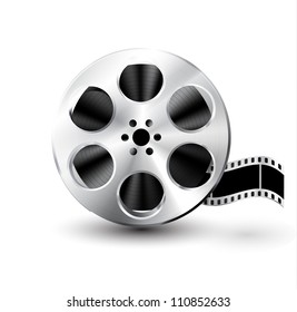 Vector metal textured film reel