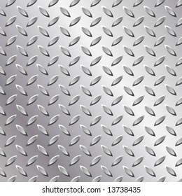 Vector Metal Tread Plate Background